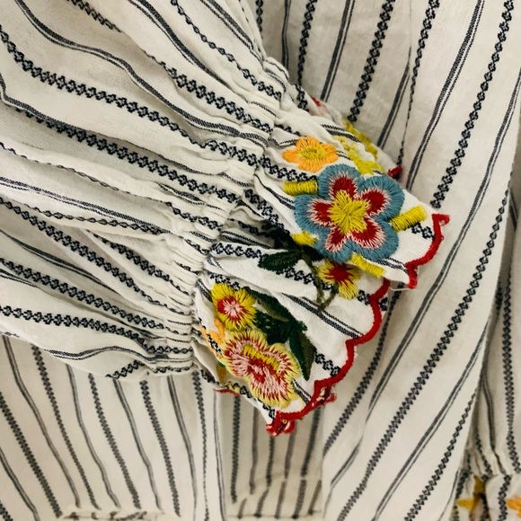 Zara embroidered blouse - Picture 3 of 4